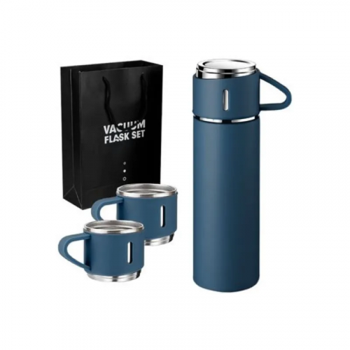 Combo 🌲 Termo Portátil Con Taza + Estufa Camping Portable + Mini Linterna Llavero Led