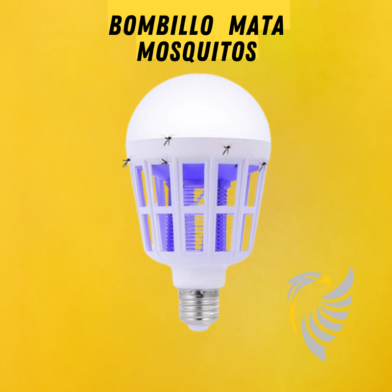 2 Bombillos 3 en 1 Mata Insectos 🦟💡