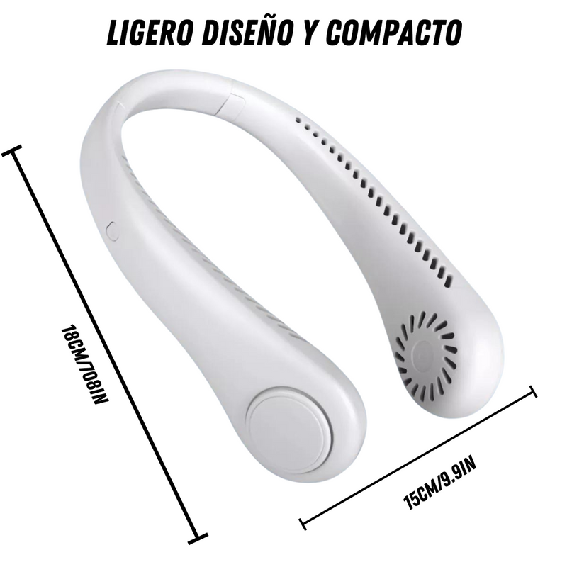 Ventilador de Cuello Portátil 🌀🏃‍♂️