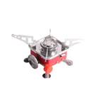 Combo 🌲 Termo Portátil Con Taza + Estufa Camping Portable + Mini Linterna Llavero Led