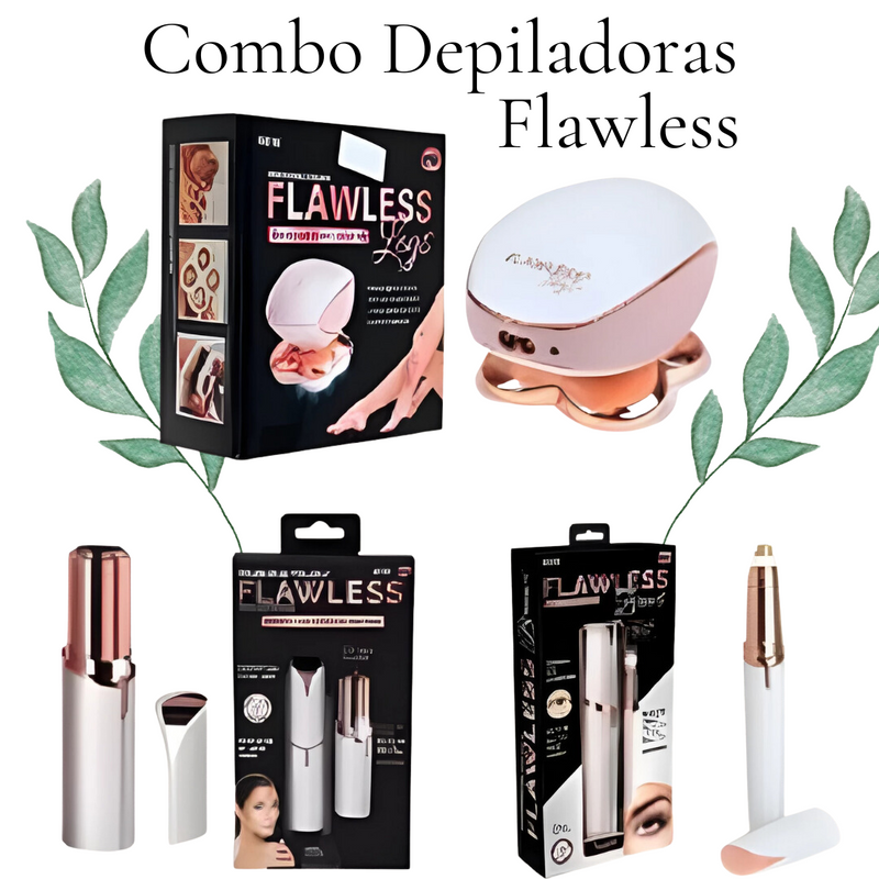 COMBO Depiladoras Flawless 💁‍♀️🌿